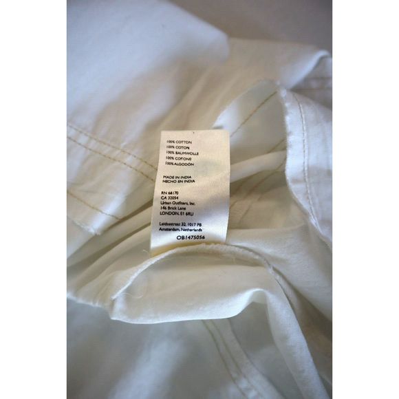 We The Free x FP OB1475056 Women Sz S White Happy Hour Solid Poplin L/S Top - Picture 8 of 9